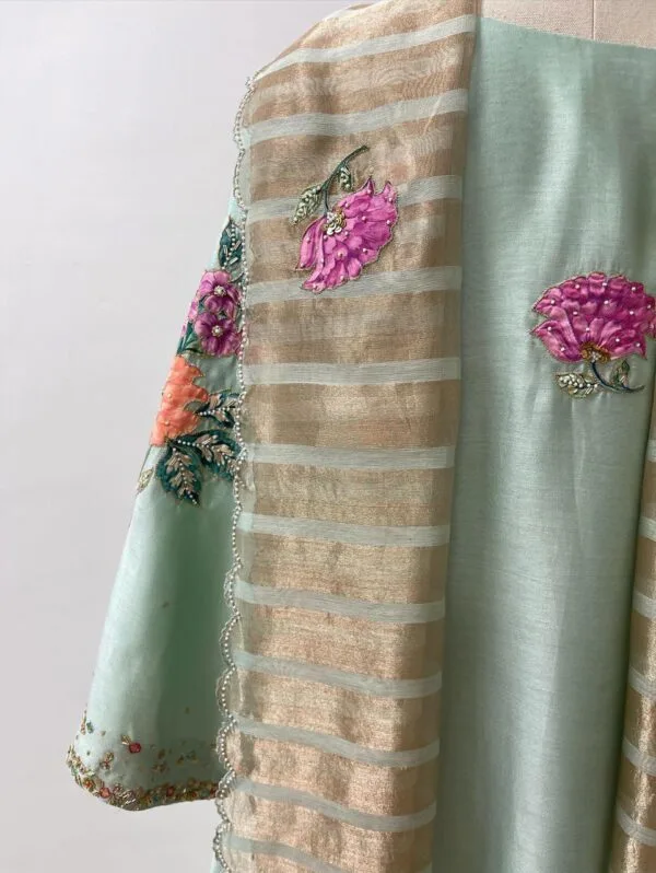 green punjabi suit online boutique