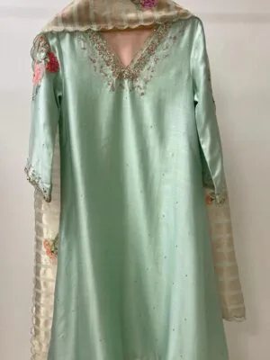 green punjabi suit online boutique