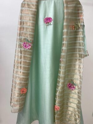 green punjabi suit online boutique