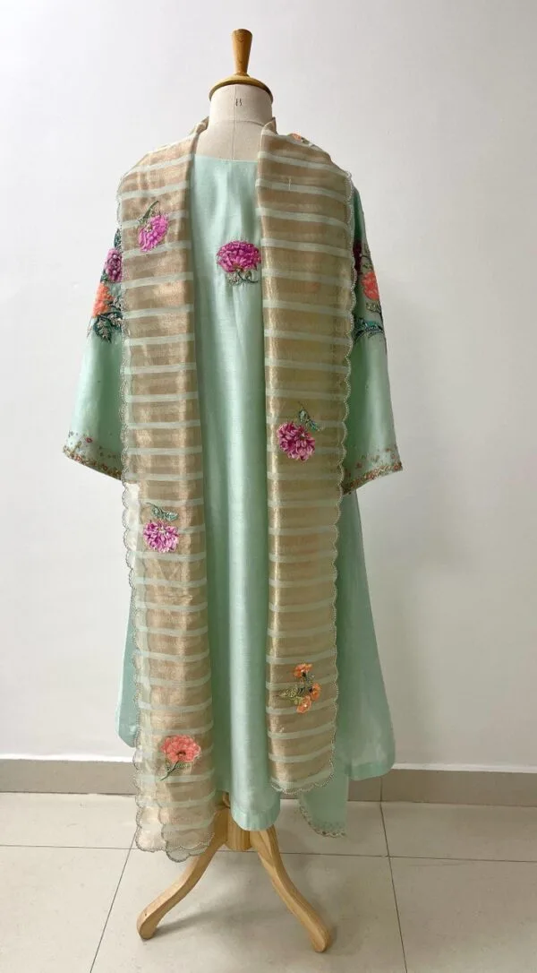 green punjabi suit online boutique