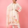 Naariti Barqa Cotton Linen Unstitched Suits for Women | Organza Dupatta