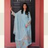 Varsha Breeze Pure Linen Cotton Suits For Ladies | Blue