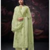 Ganga Makaila Cotton Suits for Women-Green