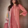 Omtex Samaira Cotton Designer Suits Pink