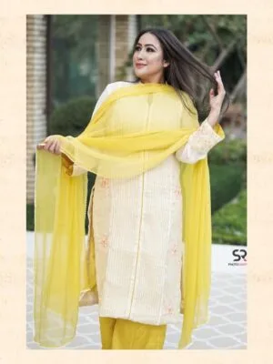 Punjabi Salwaar Suit Yellow