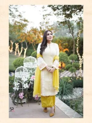 Punjabi Salwaar Suit Yellow