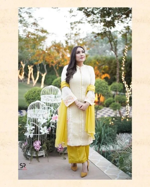 Punjabi Salwaar Suit Yellow
