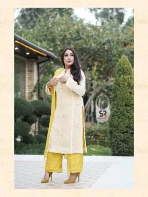 Punjabi Salwaar Suit Yellow