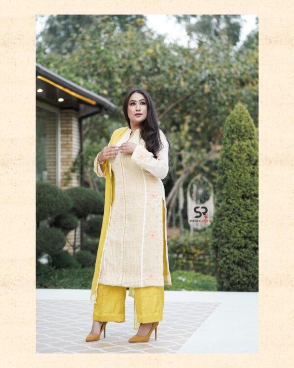 Punjabi Salwaar Suit Yellow