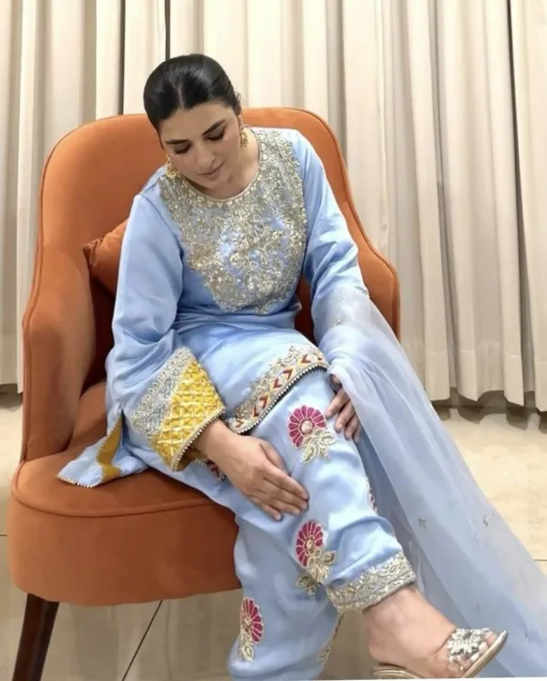 Best Punjabi suit for wedding Blue