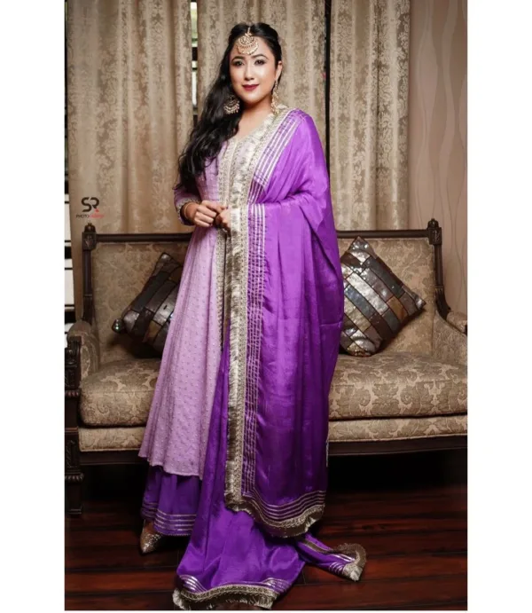 Marriage Punjabi Suit | Purple