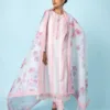 Naariti Tansy | Muslin Silk Suit With Embroidery