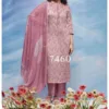 Ganga tamar brand Printed Cotton Suits | pink