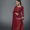 Ganga NEERA silk suit designs for ladies mehroon