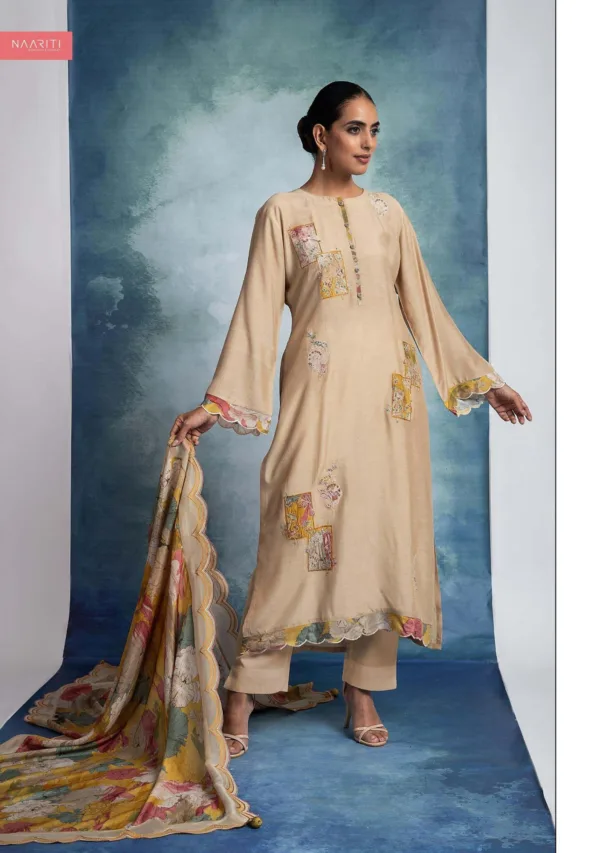 Naariti milas silk salwar suit