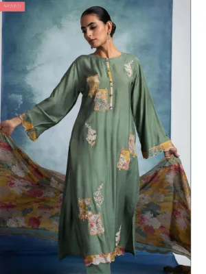 Naariti milas silk salwar suit