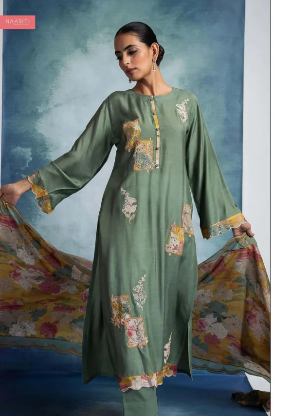 Naariti milas silk salwar suit