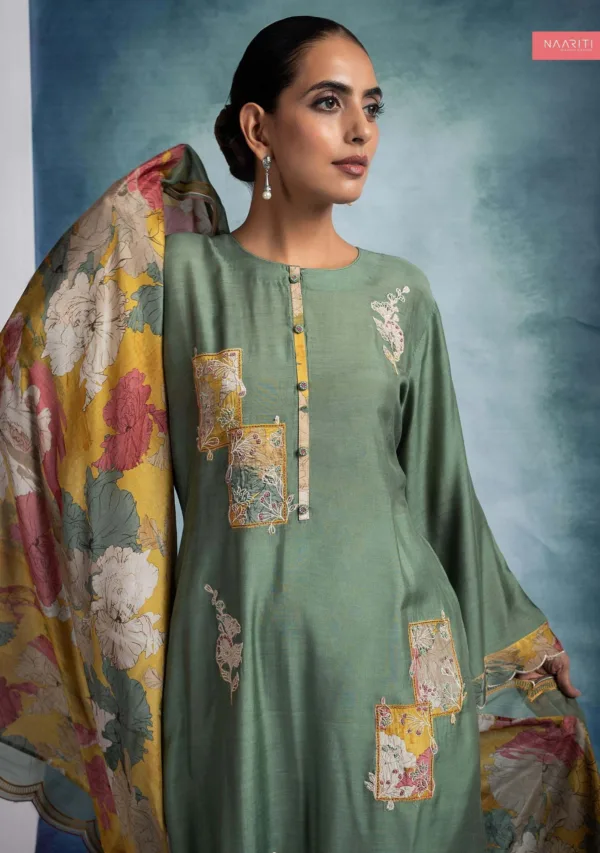 Naariti milas silk salwar suit