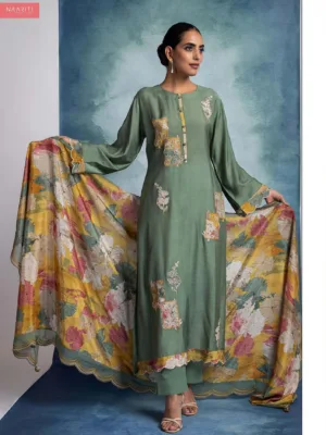 Naariti milas silk salwar suit