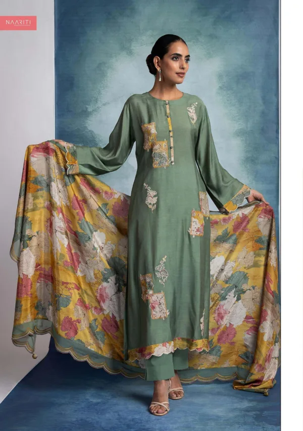 Naariti milas silk salwar suit