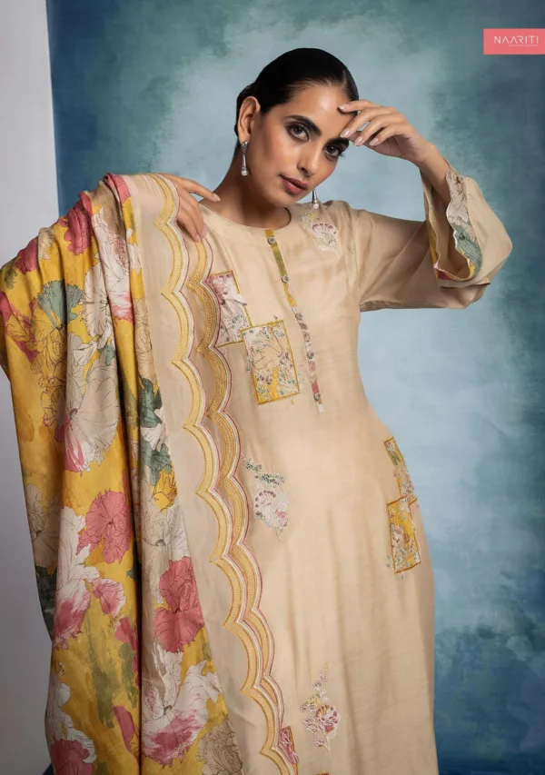 Naariti milas silk salwar suit