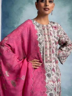 Naariti Muslin silk suit designs pink