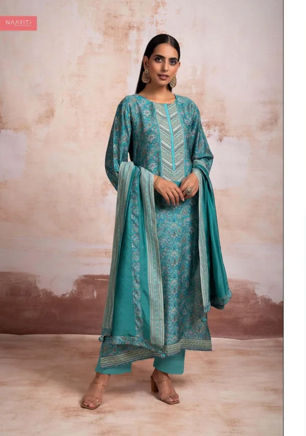 Naariti suits denizya Pure silk suit