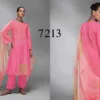 Omtex Suits Bani linen cotton suits for women yellow