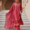 Varsha Aaroha unstitched silk salwar suit