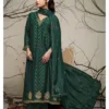 Ganga Clara pure silk suit neck design