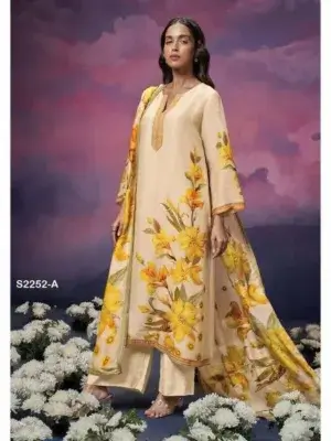 Ganga Adeline pure silk suits online