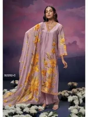 Ganga Adeline pure silk suits online