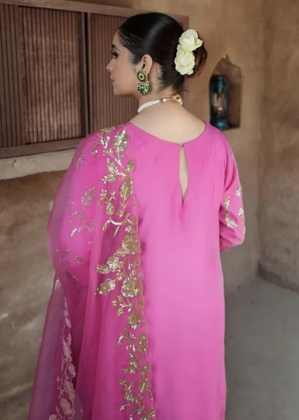 Pink punjabi suit for teenage girls