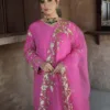 Pink punjabi suit for teenage girls