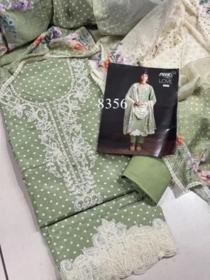 Heer Love Muslin silk suit set