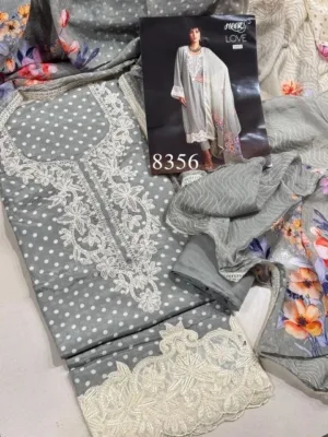 Heer Love Muslin silk suit set