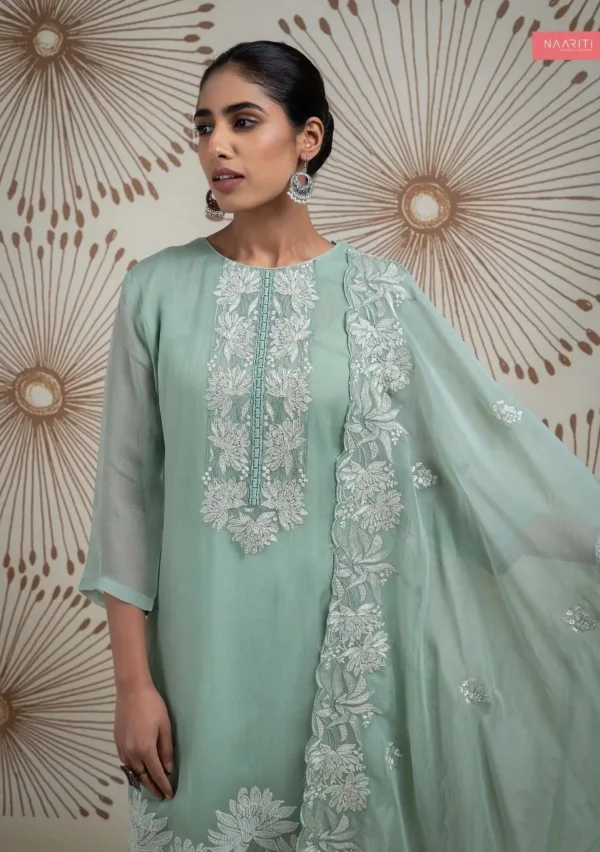 Naariti IQARA organza suit set | Designer suits for women