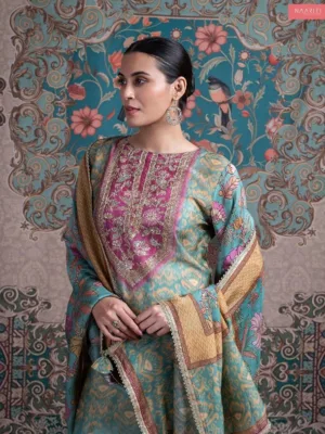 Naariti Umaya festive silk suits with hand embroidery