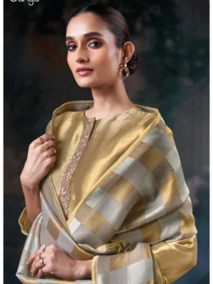 Ganga Haisley Festive collection suits - Golden