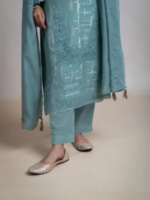 Naariti sriyana new pure silk suit design - Blue