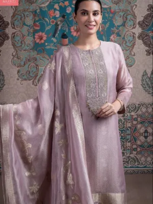 Naariti Tuveen tissue silk wedding collection | Pink