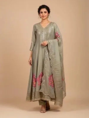 Punjabi Anarkali suit set | Partywear suits