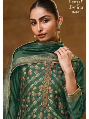 Latest Ganga Pure Silk Party Wear Salwar Suit for Women
