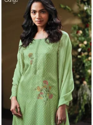 Ganga drishta party wear suit for girls |