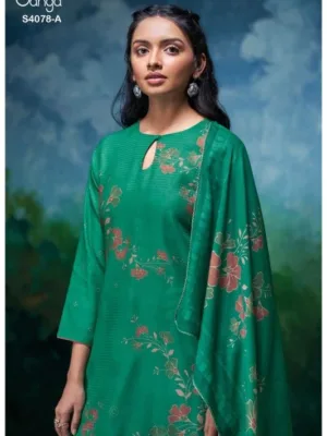 Ganga givara pashmina winter suits for women