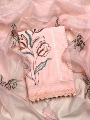 Best cotton suits for summer in India | jay vijay phal - Light Pink