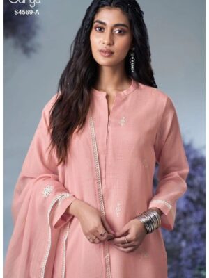 Ganga brinya kota doria unstitched suit